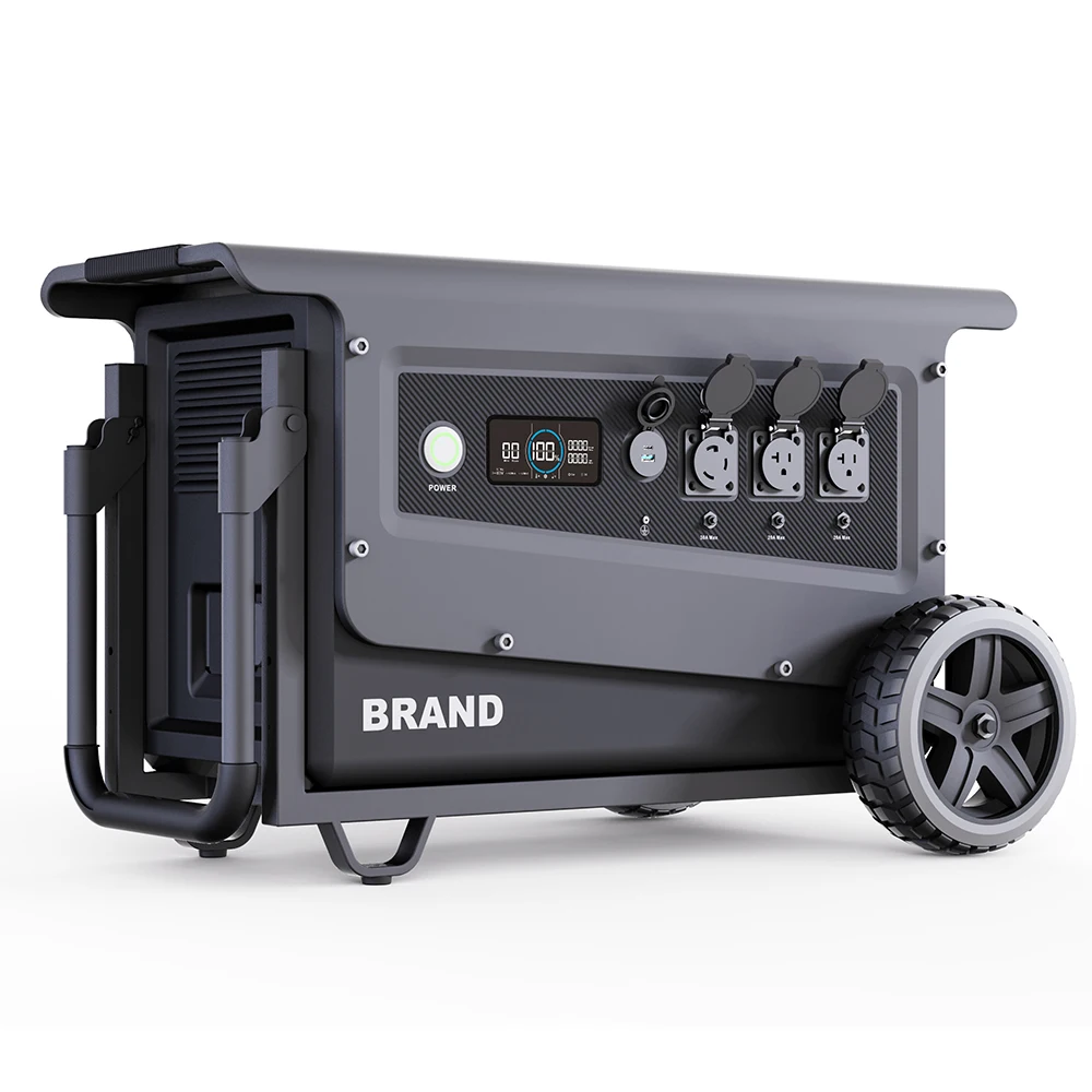 5KW Waterproof Backup Lifepo4 Battery Outdoor Charging Solar Generator 5000w Portable Power Station Centrale Lectrique Portative