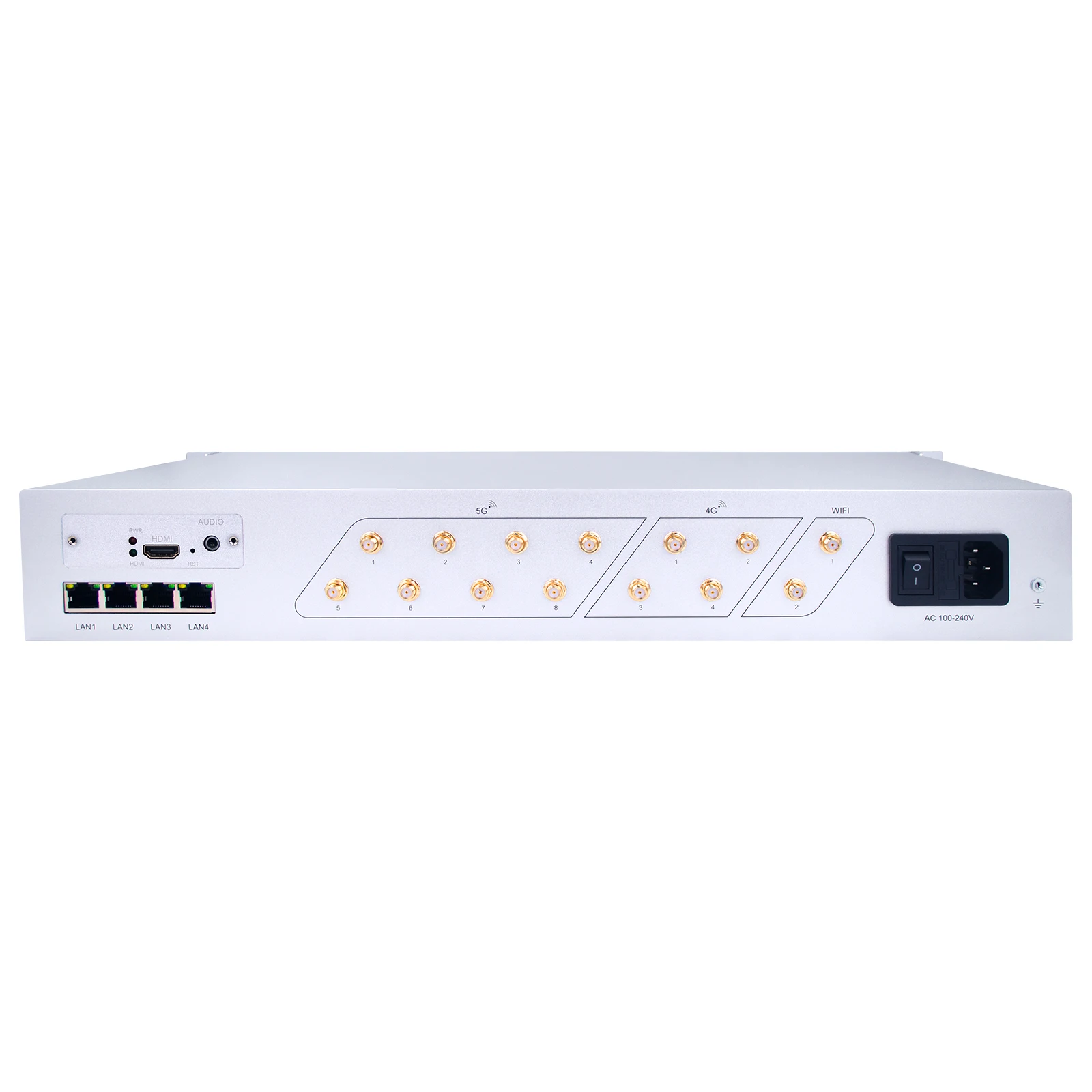 5G Multiple Sim Bonding Router Rack Mount Router RTMP Push Streaming Mobile Router Mine C6 Bietet Internet für verschiedene Geräte