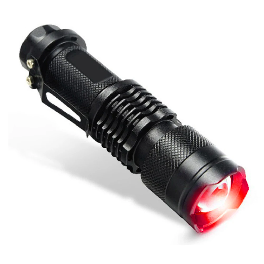 Handheld Spotlight Lantern Flashlight LED 850nm Night Vision Hunting Torch Light Infrared Rotating Zoomable Flashlight - view 5