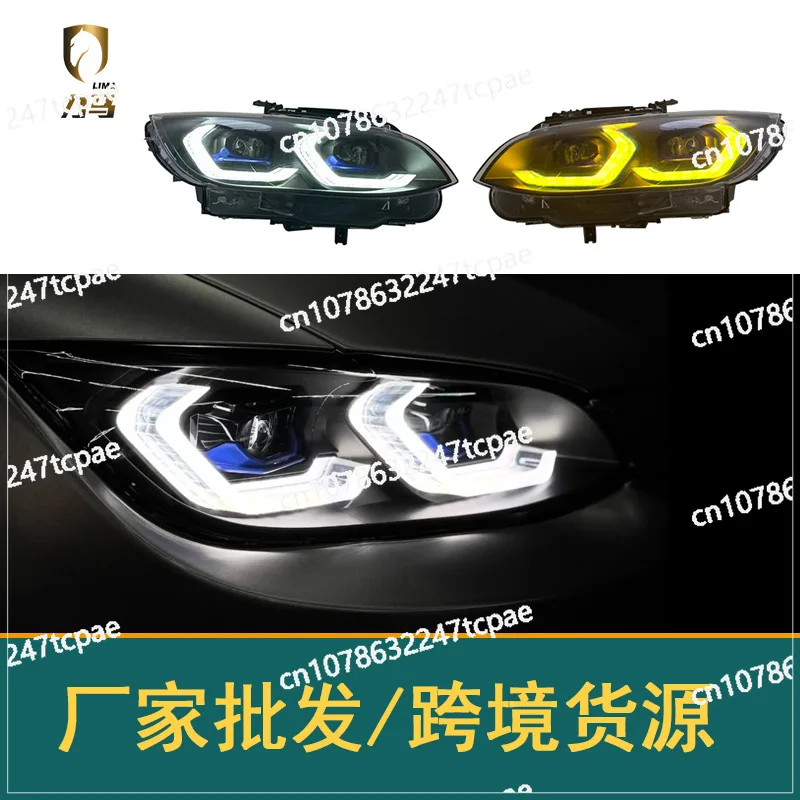 

Suitable for BMW 07-10 3 Series E92 E93 M3 Modified LED Headlight Assembly Two-color Version Headlight