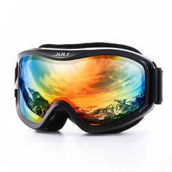 MAXJULI Ski Goggles,Winter Snow Sports with Anti-fog Double Lens ski mask glasses skiing men women snow goggles