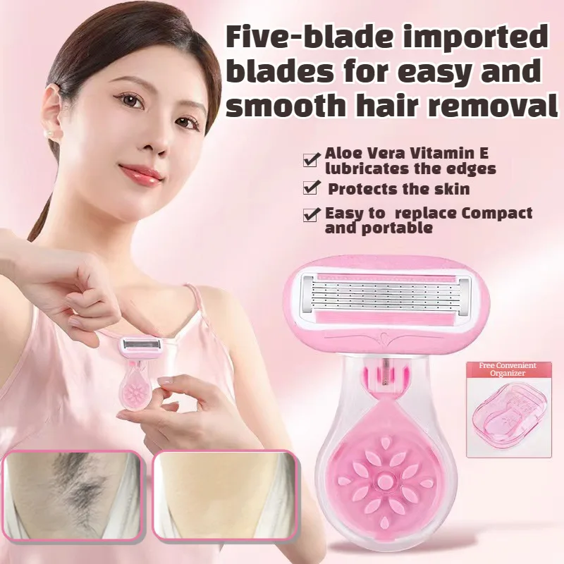 Epilator shaver ladies manual armpit hair razor private leg hair remover shaver