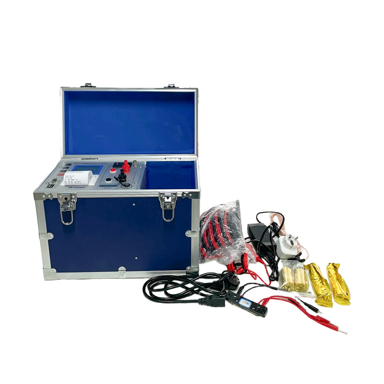 Electric 10A Electronic Transformer Winding Resistance Tester 110KV Systems High Precision DC Ohmmeter 0-100K USB
