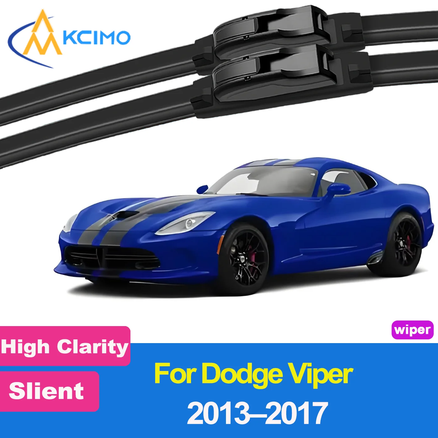 

2PCS New Front Windshield Wiper Blade for Dodge Viper VX I 2013-2017 SRT Viper (2013-2014) Front Windshield Accessories 2017