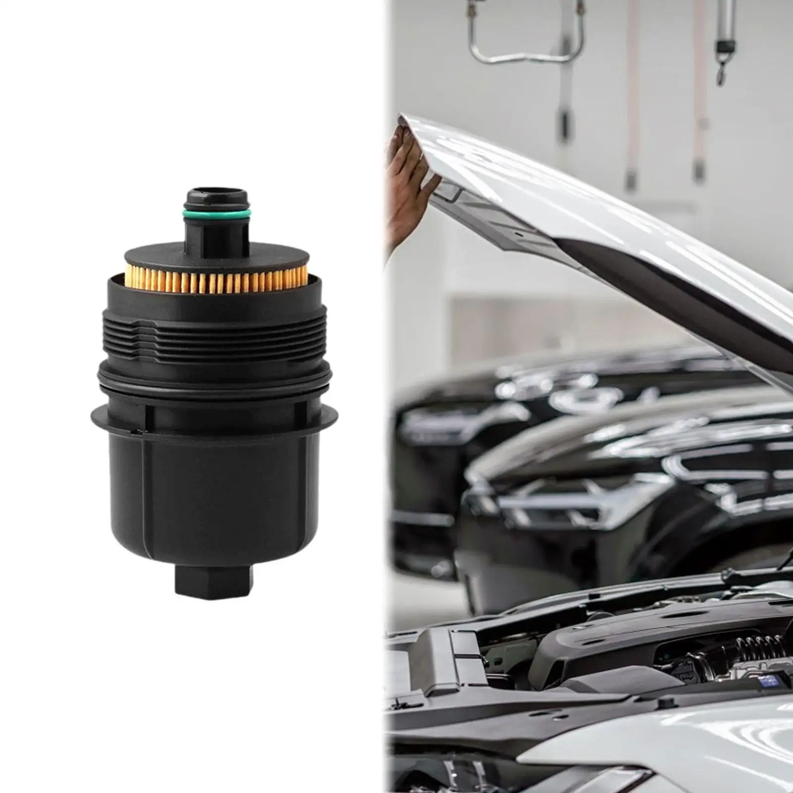 68498720AA Engine Oils Filter Sturdy High Performance Attachment Easy Installation Auto Accessories for Wrangler JL 3.0L