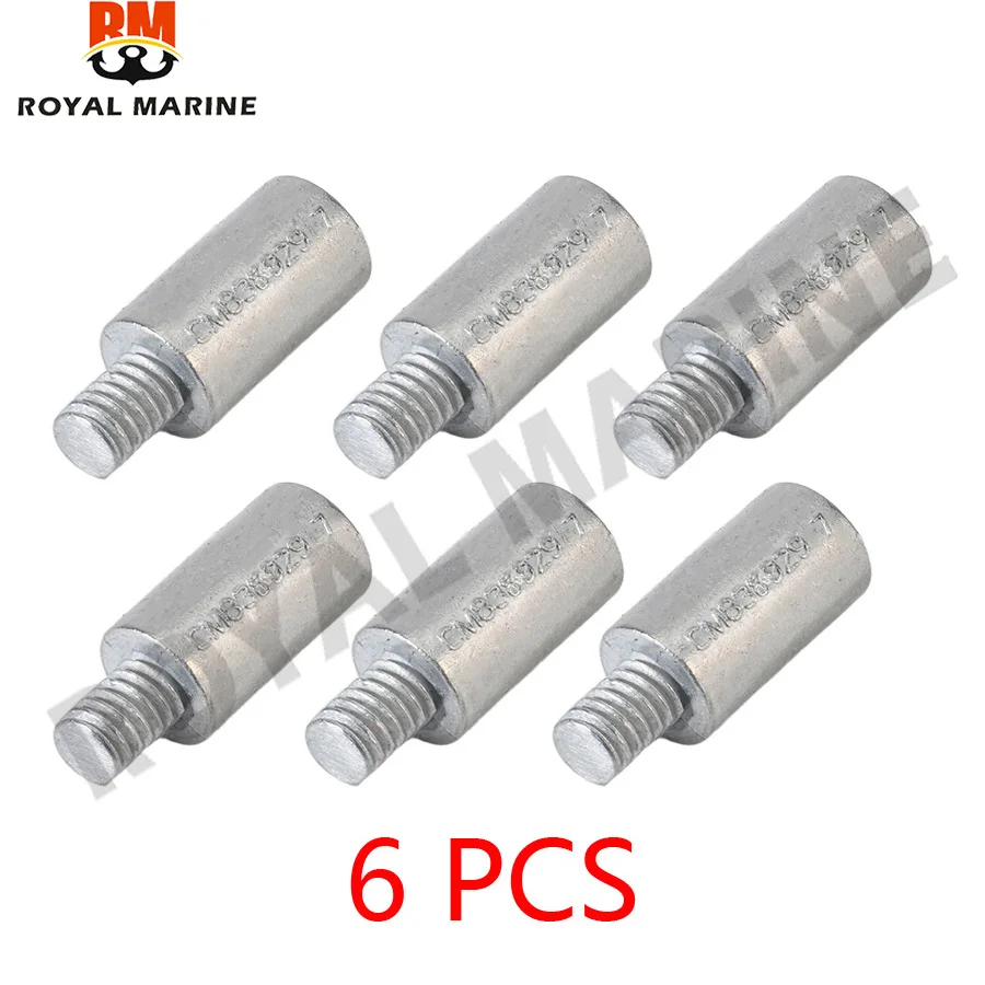 

3838499 800476 804107 838929 858501 Saltwater Anode Pencil Rod For Volvo Penta AD AQ AQAD BB D4 D5 D6 D7 D8 D9 D11 18-6001 parts