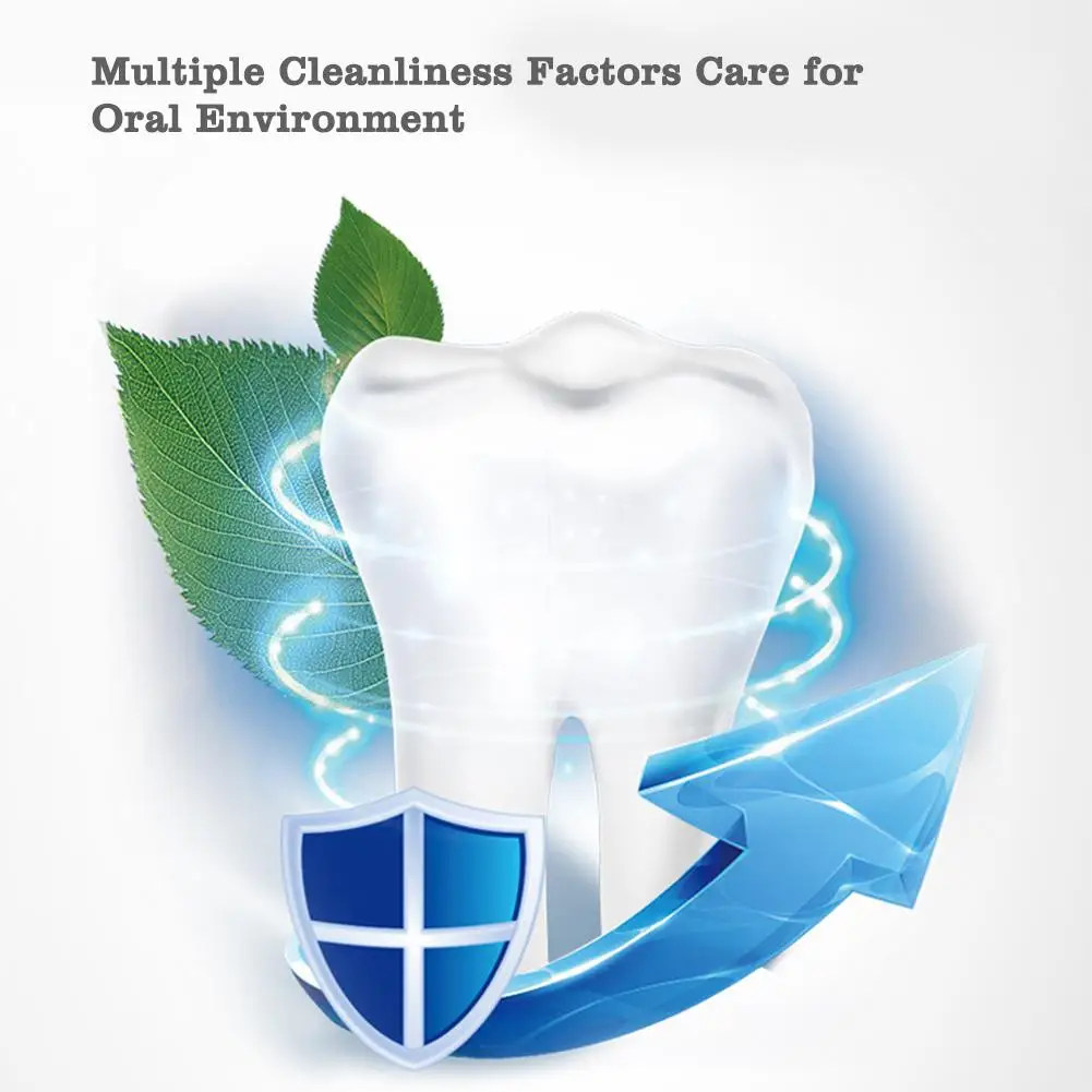 Creme dental de limpeza profunda para cuidados bucais, reparo de manchas de dentes, placa, respiração dental brilhante, removedor amarelo, T4u7
