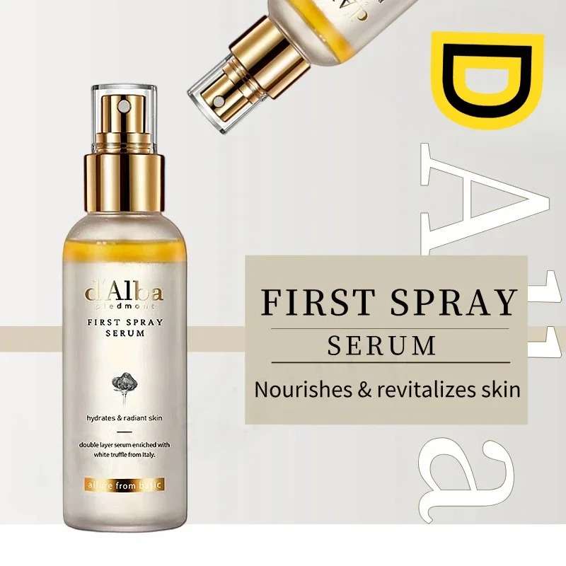 Spray de esencia facial, trufas blancas italianas, primer suero en aerosol, crema hidratante ligera para la cara, esencia iluminadora, pulverizador multiefecto, 100ml