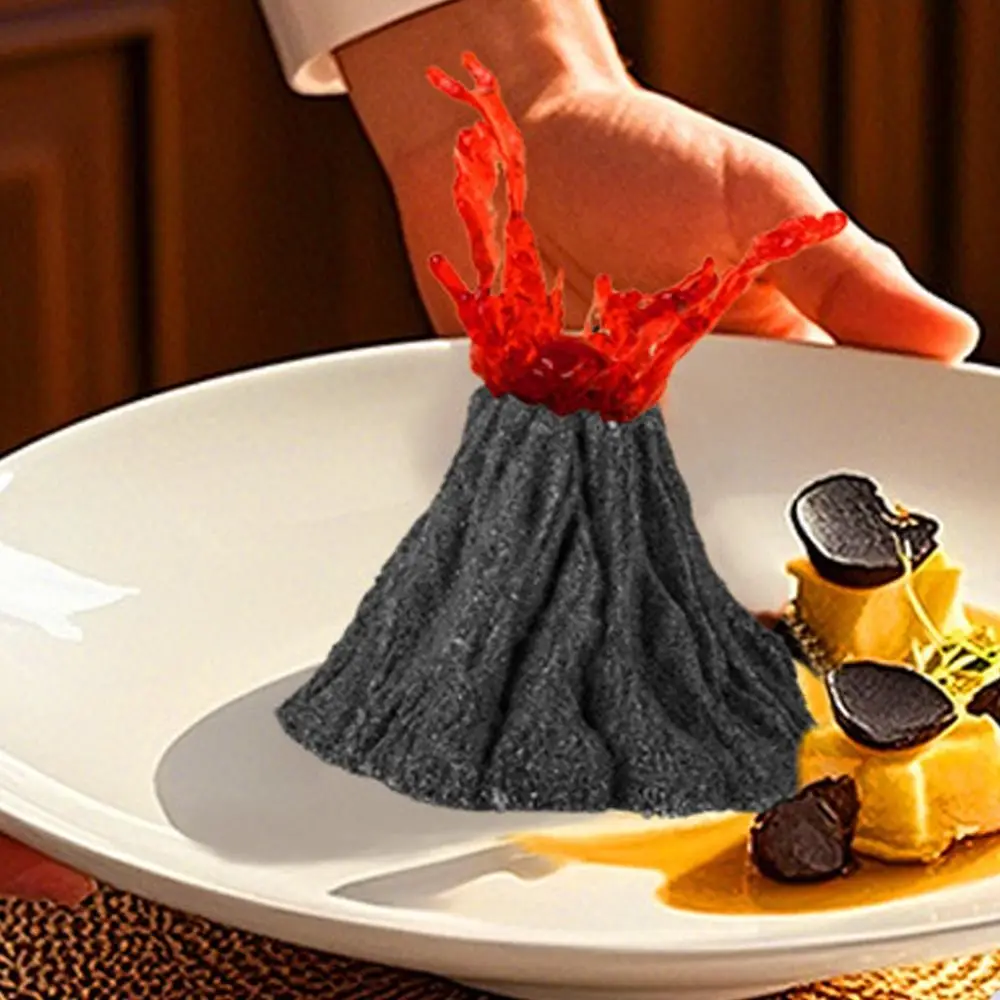 الإبداعية أنيقة 3D بركان قالب من السيليكون مضحك DIY الحرف الخبز كعكة أدوات الحرف اليدوية الايبوكسي العفن هدايا العيد