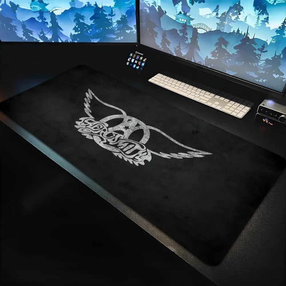 

Aerosmith Rock Cool Mouse Pad Cartoon Lockedge Large Gaming Pad Computer Gamer Keyboard Mouse Mat Desk Mousepad for PC Desk Pad