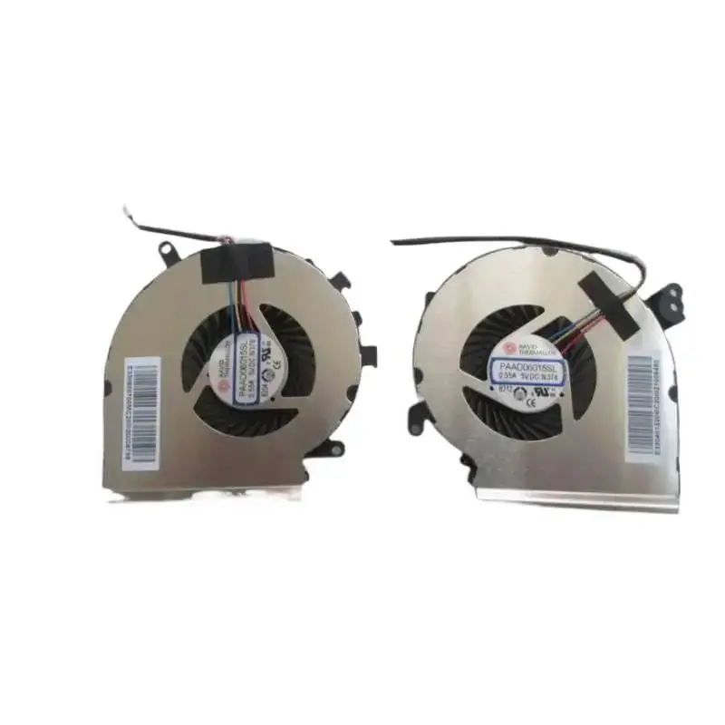 

LAPTOP CPU GPU FAN For Msi GE62MVR GE72MVR MS-16JC MS-169C Laptop CPU Coolingng Fan PAAD06015SL N376 & N374 Heatsink fans=*