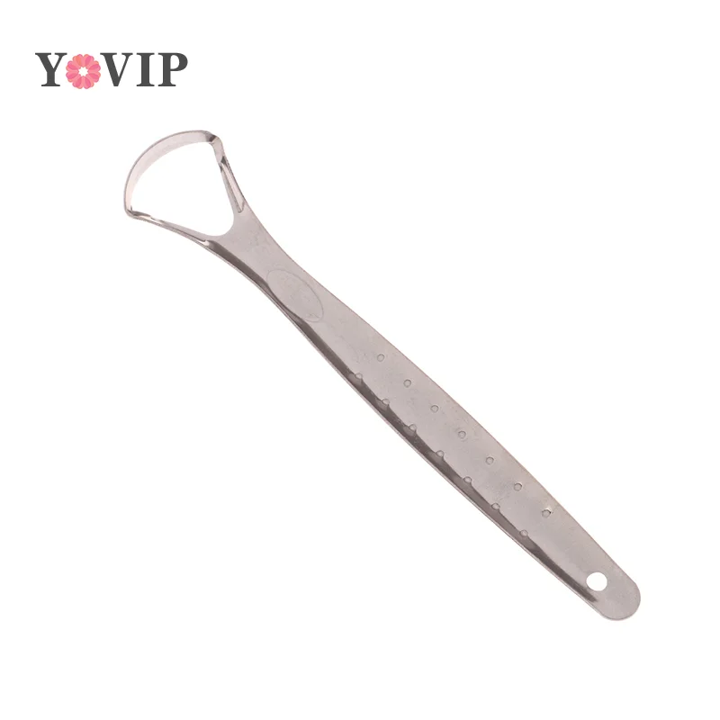 Tongue Scraper Stainless Steel Oral Tongue Cleaner Tool Oral Hygiene Care Tools Professional Reduce Bad Breath Fresh Breath