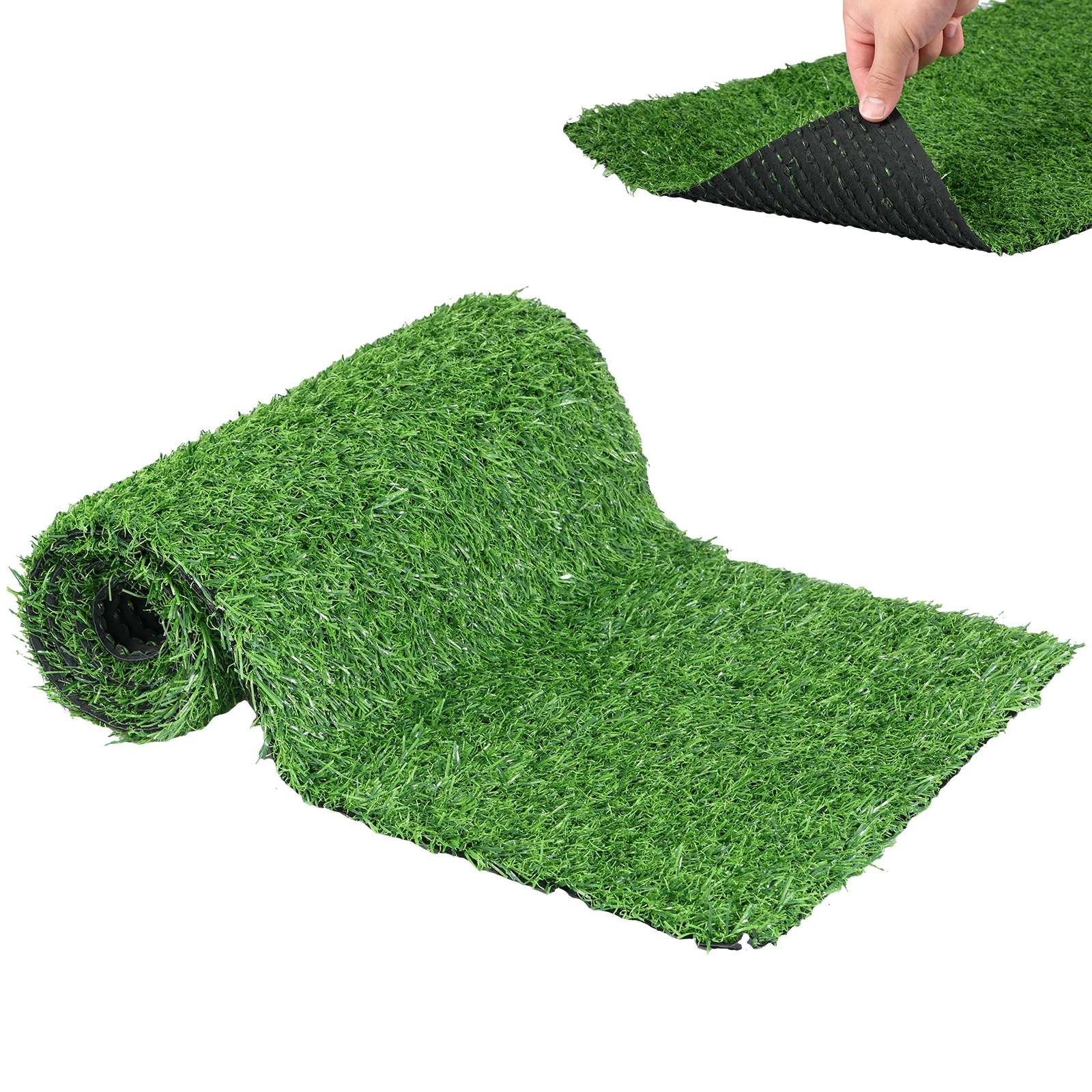 Artificial Grass Table Runner Soft Faux Cloth DIY Tabletop Decoration Anti-Shedding Anti Slip Green Lawn Mat Natural False Rug