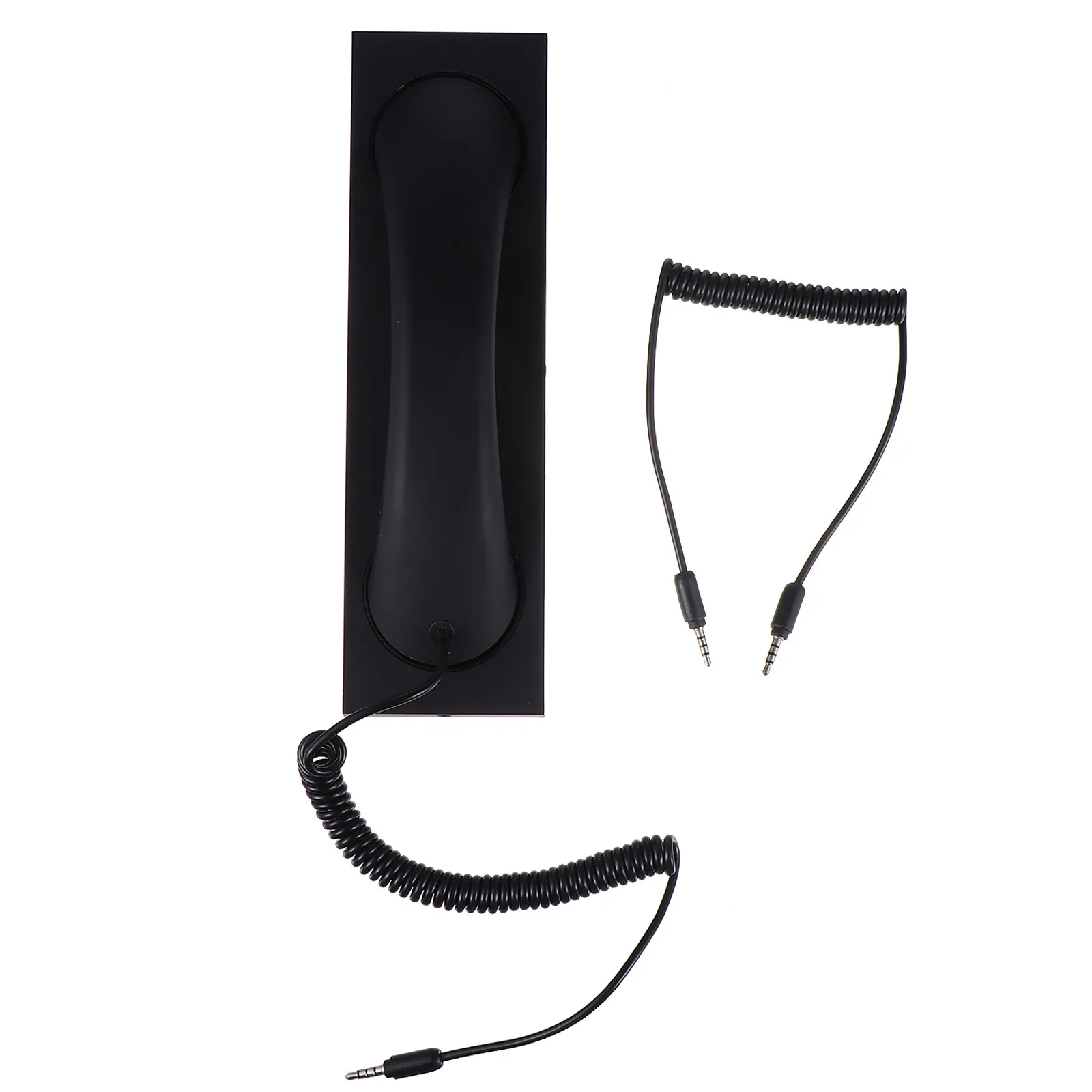 

1 шт. Ретро-телефонная трубка с креативным матовым противоскользящим покрытием, защищающая голову от излучения, совместима с мобильными телефонами.