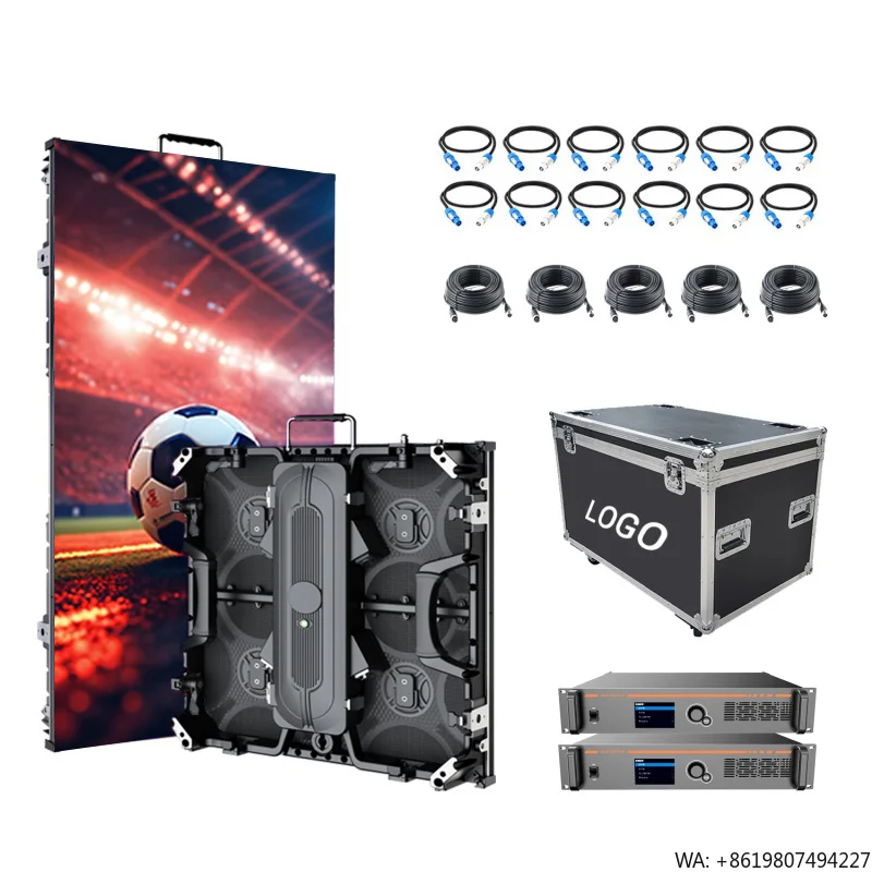 Waterproof Rental LED Display Screen P2.6 P2.97 P3.91 500x500mm LED Video Wall Panel For Outdoor Festival Church Event
