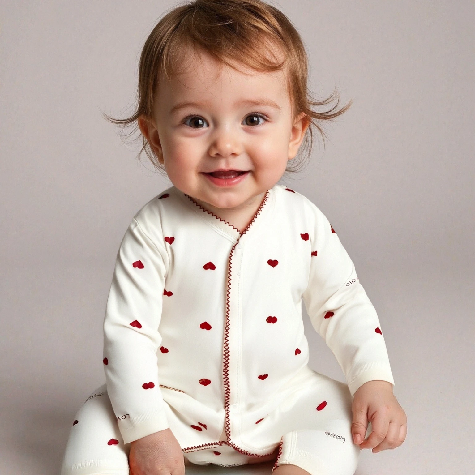 

Autumn Bodysuit & One Pieces for Boys Girls Newborn Rompers Solid Color 100 Cotton 0-24M Long Sleeve Loungewear Outfit Thin