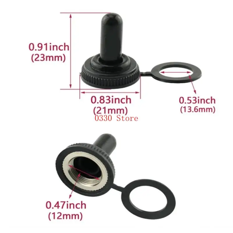 2 Position 12V Kippschalter Schraubenklemmen Anti -Rotations -Design für Marine
