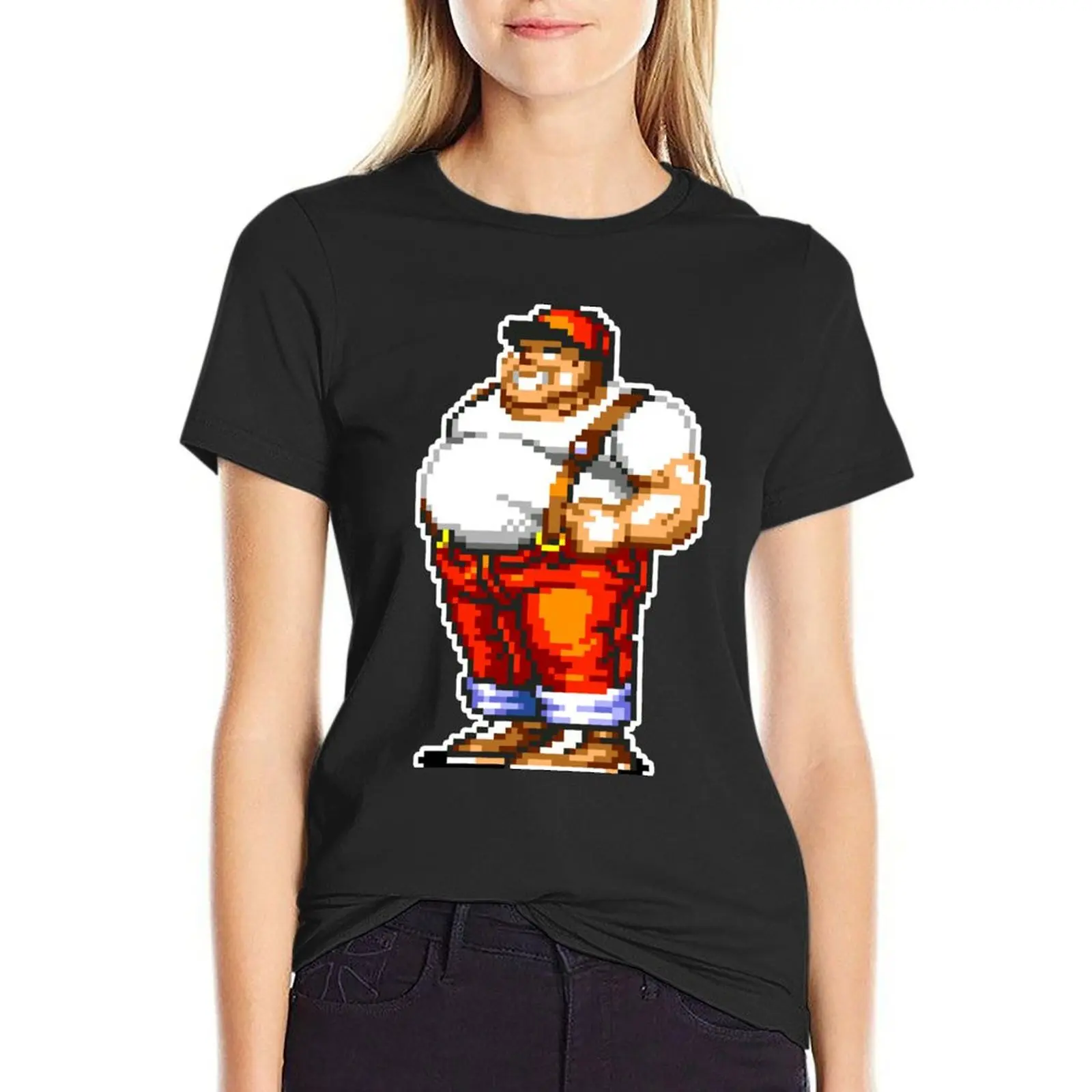 Streets of Rage 2 - Big Ben T-shirt summer top lady clothes t-shirt dress for Women long