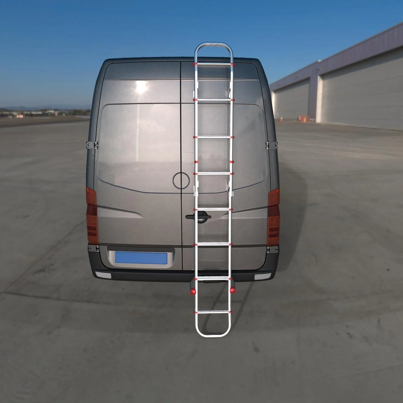 Camper Accessories RV Aluminum Folding Aluminium 8 Step Ladders
