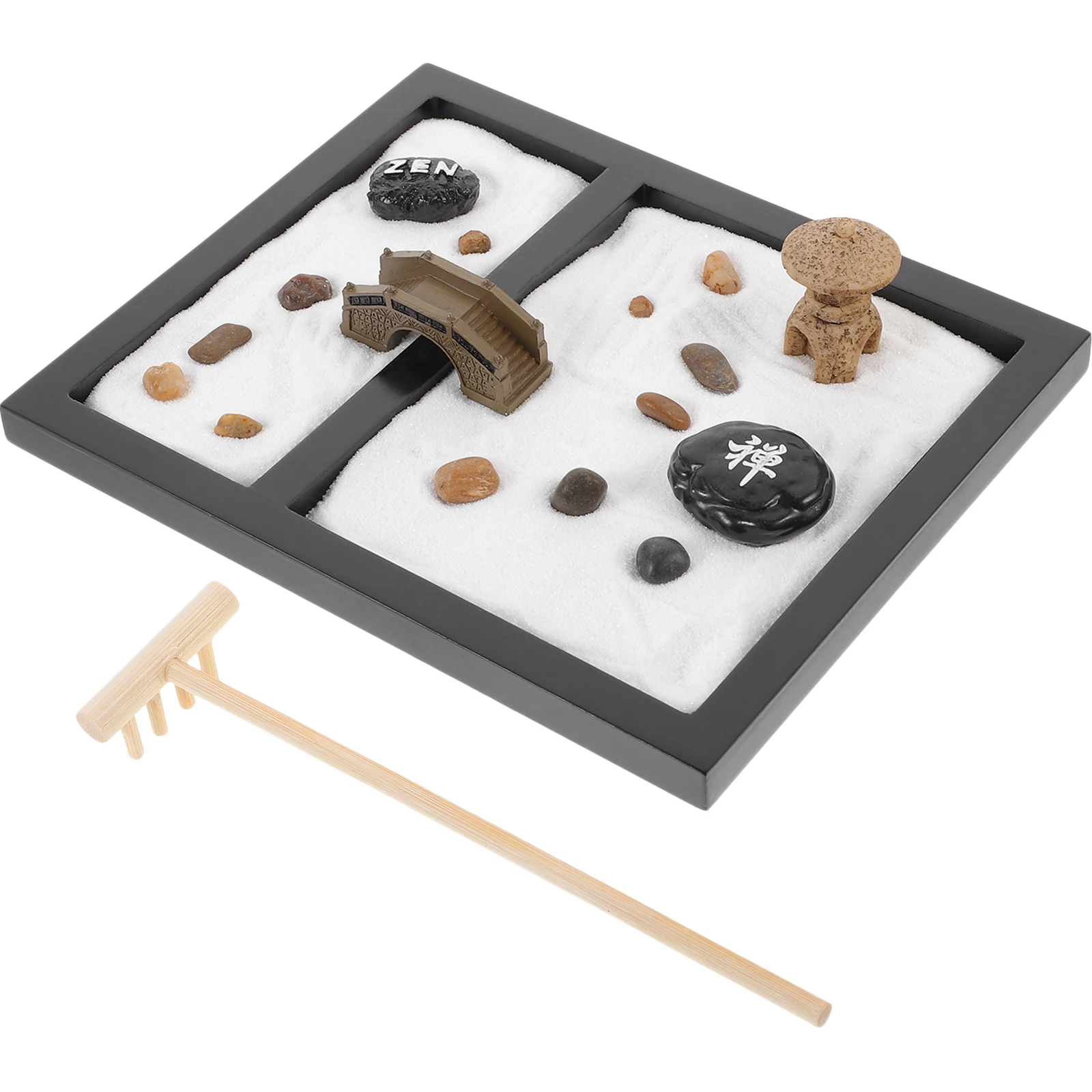 Ornements en pierre simulée, jardin Zen, paysage Miniature, décoration de Table de sable de bureau, méditation relaxante, jouet d'intérieur