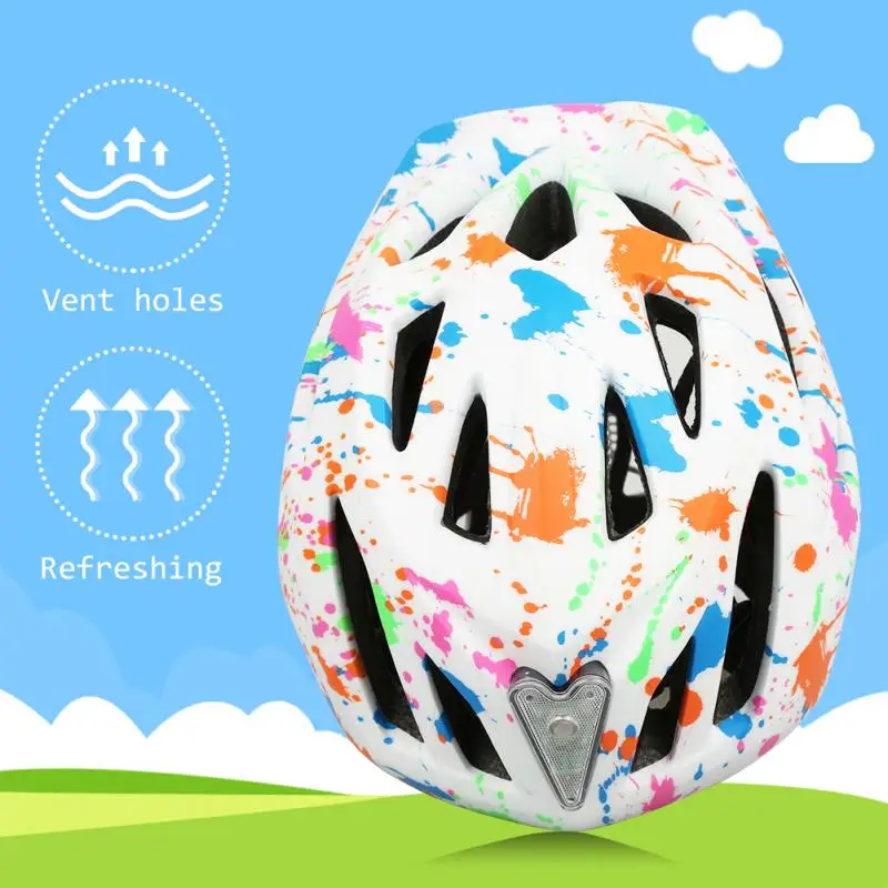 Outdoor Sports Children\'s Full Face Helmet Balance Bike Scooter Bike Riding Helmet Children\'s Helmet With Light And Insect Net