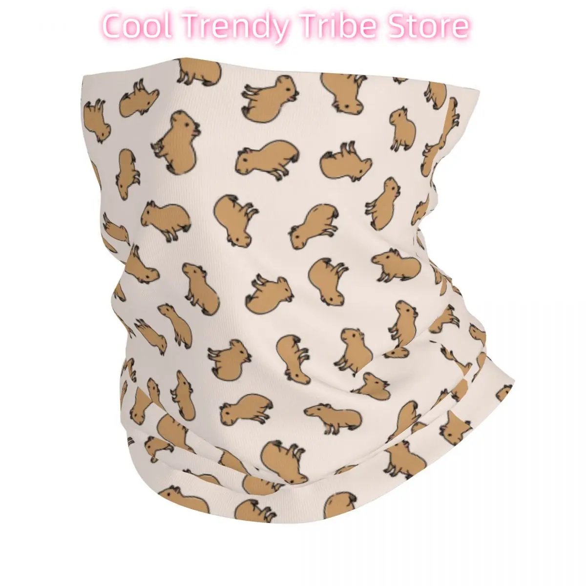 

Капибара, дикая бандана, чехол на шею с принтом животных, Южная Америка, Балаклавы, маска для лица, шарф, теплая езда на велосипеде, дышащая для взрослых