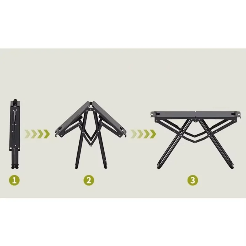 Factory Direct Compatible WithLightweight Folding Picnic Table, Camping Folding Table for Practical Use Outdoors, Space-Saving D
