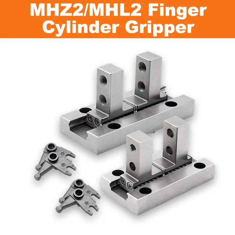 MHZ2/MHZL2 Series Double Acting Parallel Gripper Pneumatic Clamp Finger Cylinder for Robot Arm MHZ2 MHZL2-10D 16D 20D 25D 32D40D