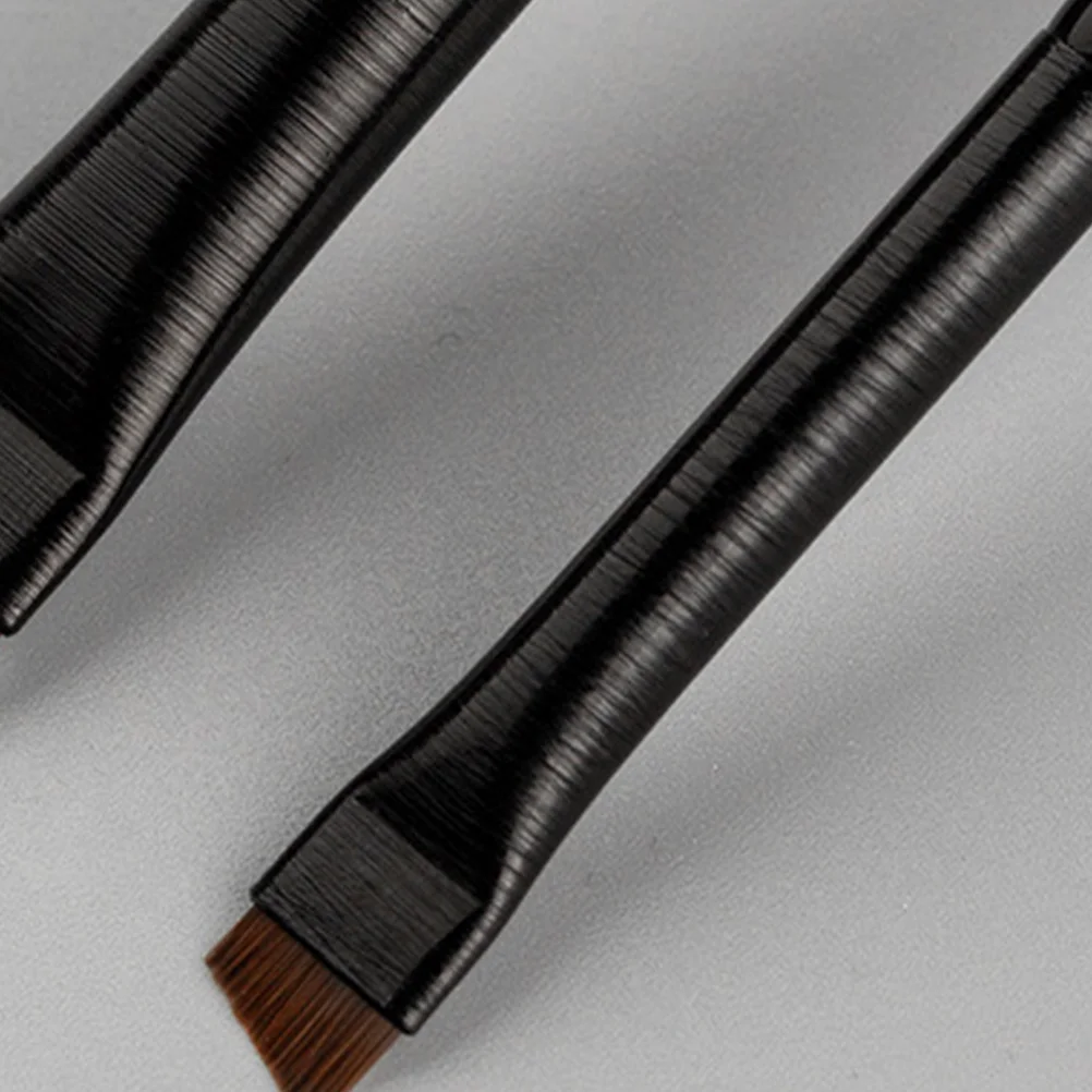 

3 Sets Eyebrow Powder Brush Eyebrows Makeup Brushes Angled Travel Eyeliner Flat Hair Woman