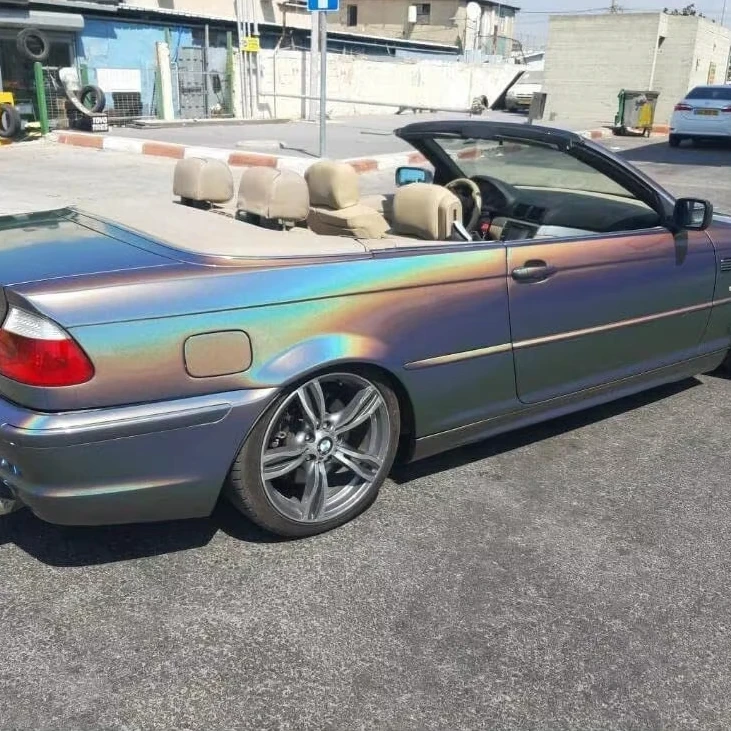 

Глянцевая пленка FLIP Psychedelic Car Wrap Film - материал ПВХ, винил с автоматической сменой цвета