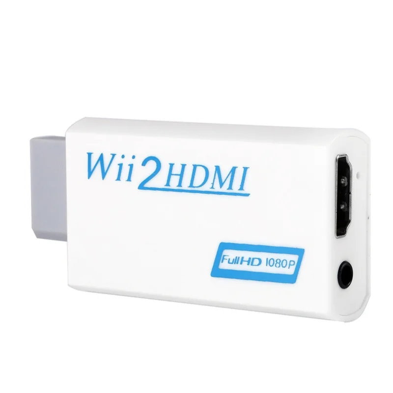 لـ Wii إلى HDMI 720P/1080P محول ترقية 3.5 ملم مخرج الصوت والفيديو