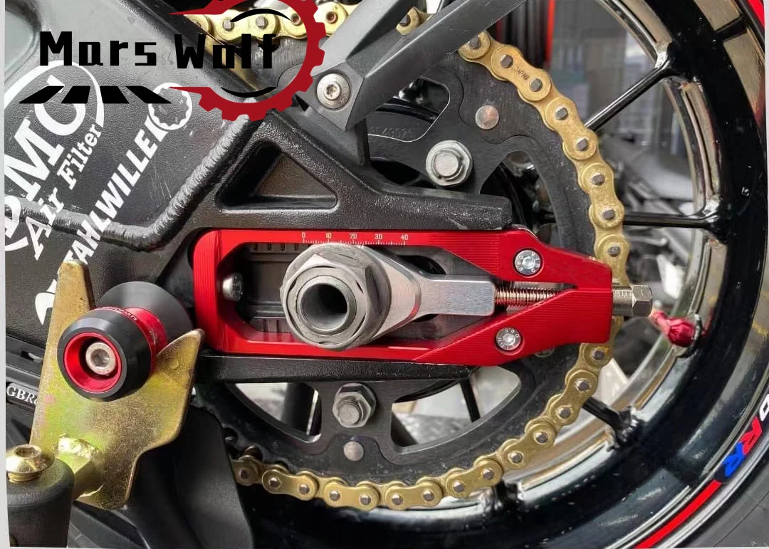 Motorcycle CNC Aluminum Adjusters Chain Spool Tensioners Catena For BMW S1000RR S1000R HP4 s1000r 2014-2018 s1000rr 2009-2018