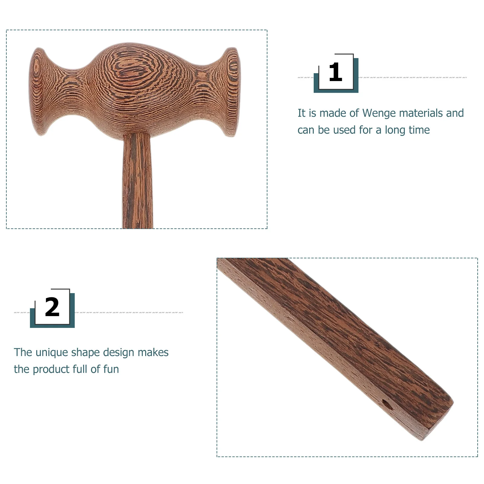 

1pc Hammer Creative Massage Stick For Body Acupoint Relaxation Handheld Massage Knocking Hammer Massager Home Therapy Tool