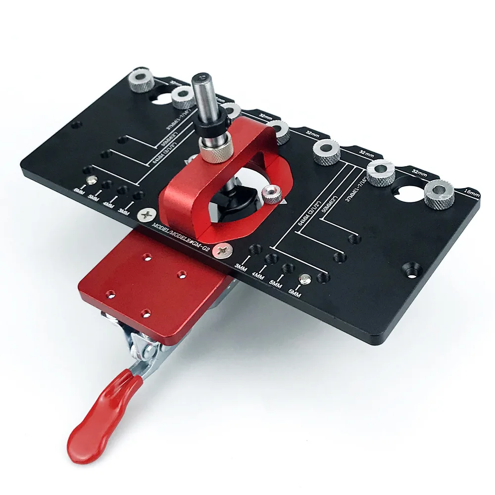 Aluminum alloy handle perforated hinge with fixture, cabinet door hinge