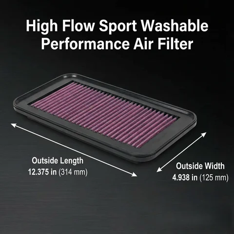 for Perodua Myvi M300 1.3L ALZA M502 1.5L 2006-2011 High Flow Sport Washable Performance Air Filter 33-2922