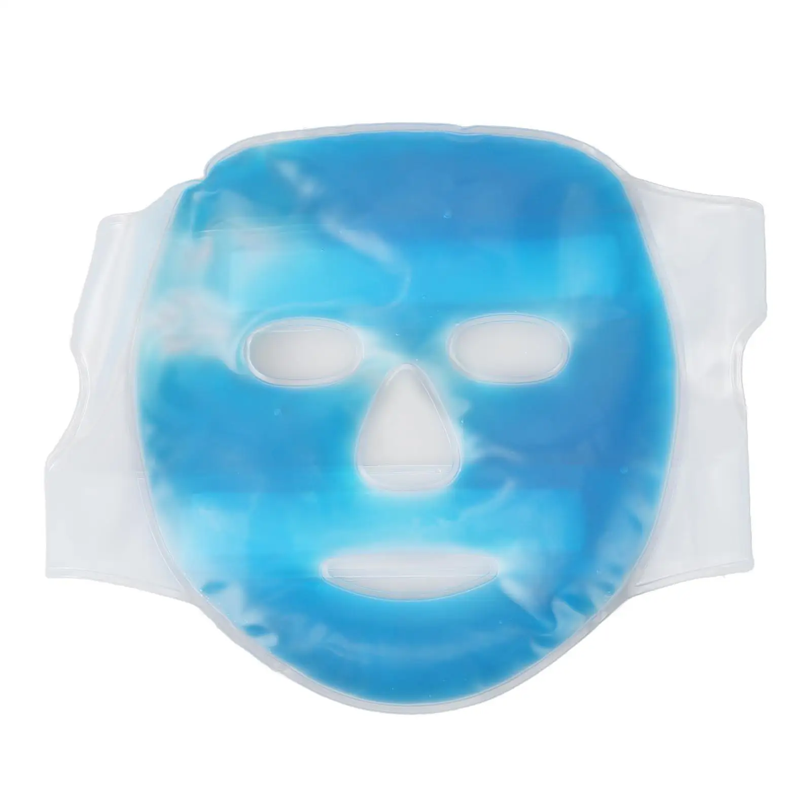 

Gel Beads Cold Compress Face Mask Reusable Adjustable Migraine Relief Portable PVC for home Use Skin Sore Relaxation