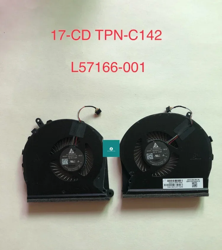 Genuine FOR HP 5Plus 17-CD TPN-C142 FAN L57166-001