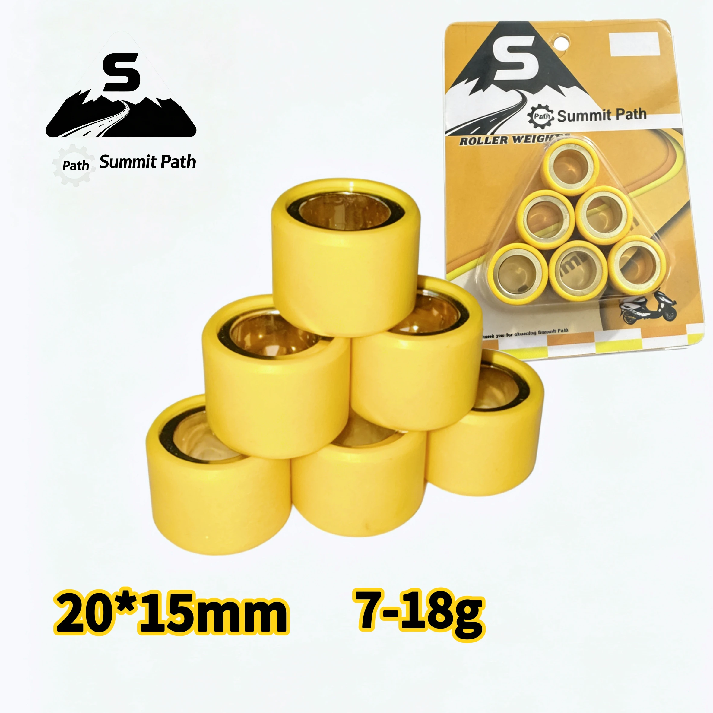 Juego de Rodillos Variadores de 20x15 mm para Scooter BWS125 Cygnus Majesty Maxster X-City X-Max ZY 125 Velvet 150