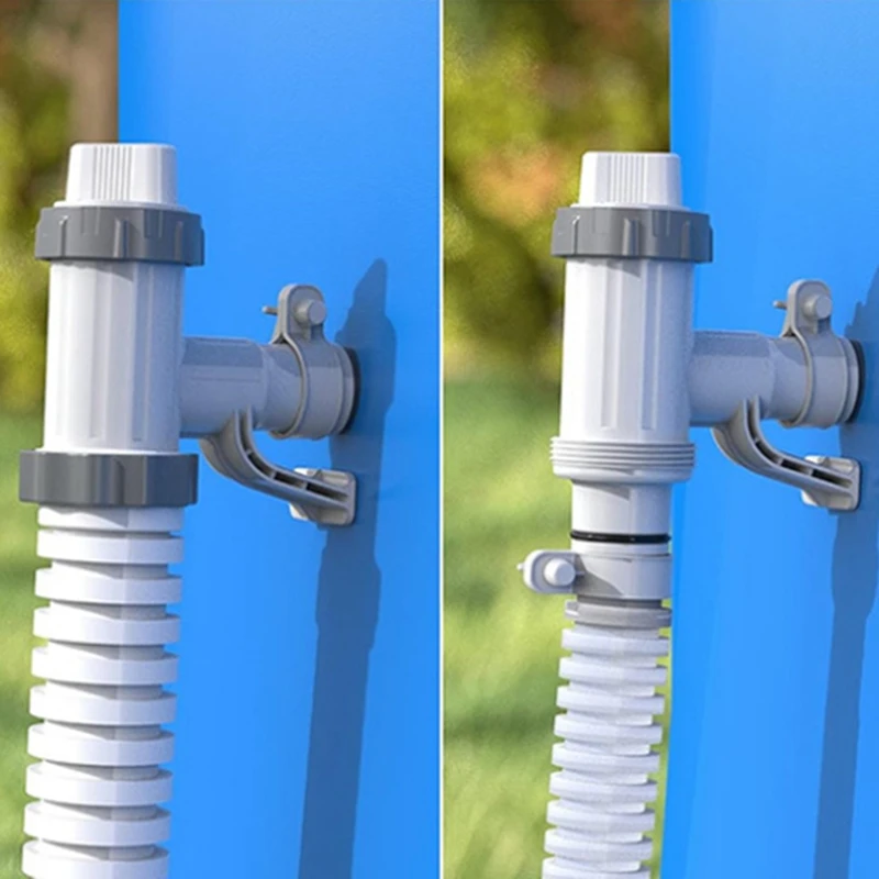 ABUP-Poolschlauchadapter, Poolschlauchhalter und Kolbenventil, Pool-Ersatzteile für oberirdische Pools