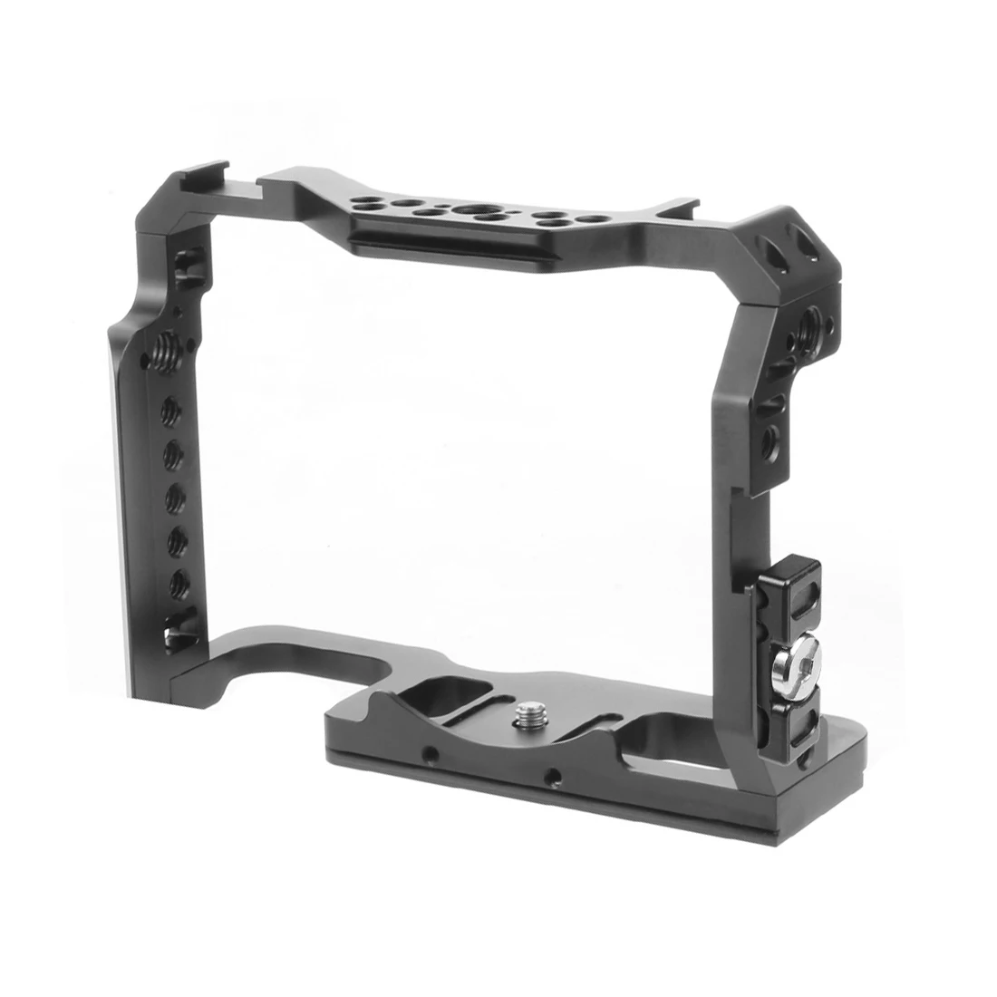 A7M4 A7R4 Kamera Vollkäfig Rig Griff Griff Arca-stil Kalten Schuh Halterung ARRI Ortung für Sony Alpha 7S III IV A7M3 A73 A7R3 A7S3 – Detail 28