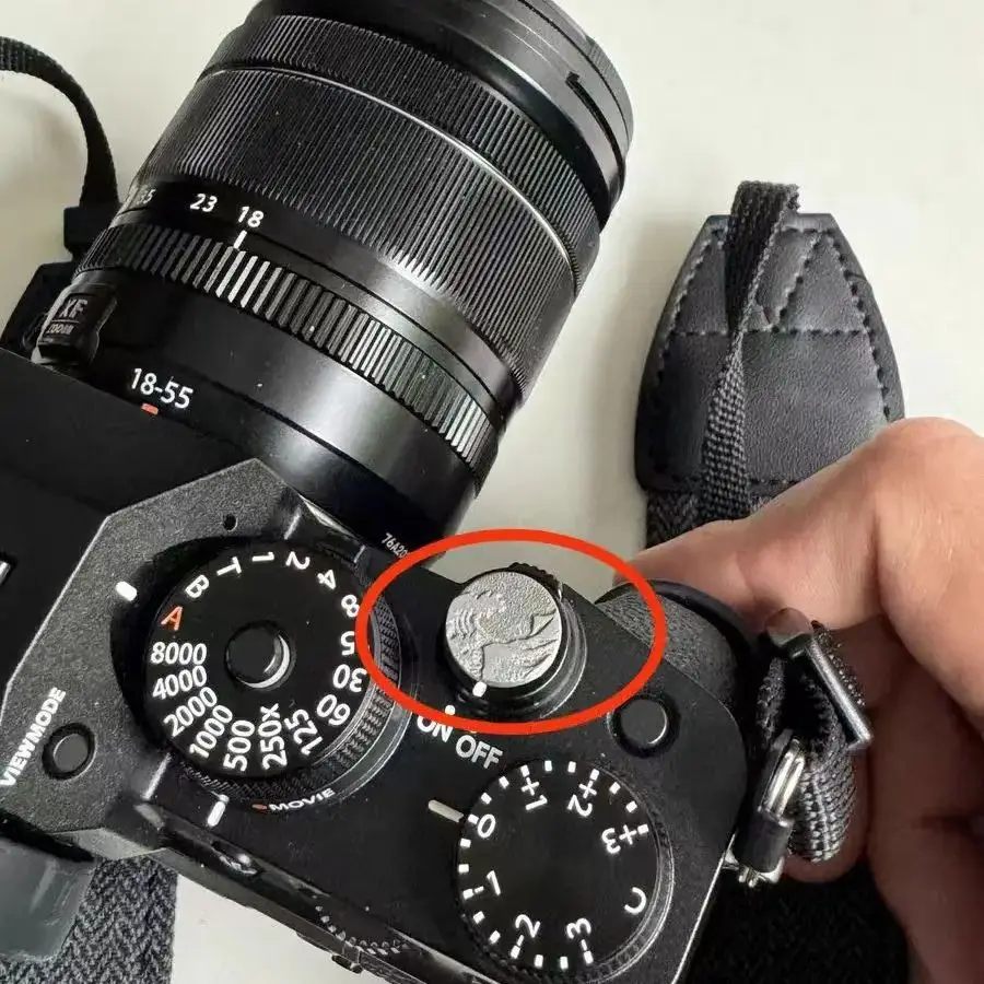 Adatto per pulsante Fuji shutter X-PRO3 X100V X100T X-T4 X-E4 accessori universali per viti