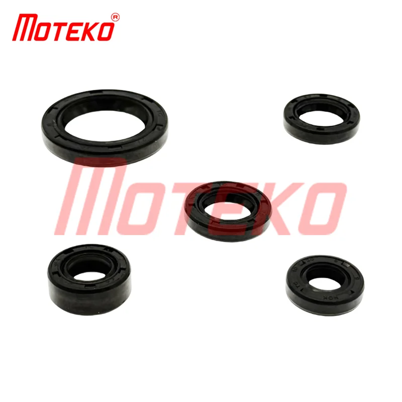 MOTORCYCLE OIL SEAL SET 5PCS/SET FOR SUZUKI GN125 GS125 15*25*5 27*40*6 12*22*9 16*24*5 10*20*5
