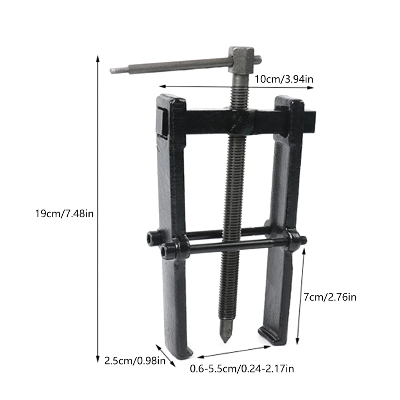 Bearing Disassembly Pullers Inner Hole Pullers Removal Tool Two-jaw Pullers Car Inner Bearing Pullers 2 Jaw Gear Extractor