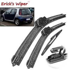 Erick's Wiper Front & Rear Wiper Blades Set Kit For Smart Forfour W454 2004 - 2006 Windshield Windscreen Window 26