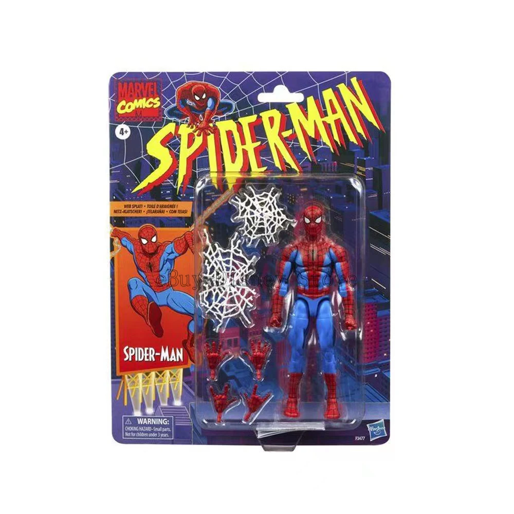 KO ML Legends Classic Spider Web Spiderman Action Figures Toy 6 Inch Spider Man Movable Statues Model Doll Collectible Gifts