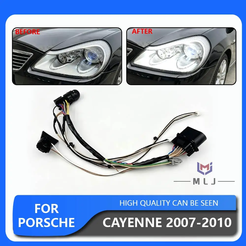 NEW For Porsche Cayenne 2007 2008 2009 2010 headlight internal wiring harness Cayenne plug headlight wire group circuit