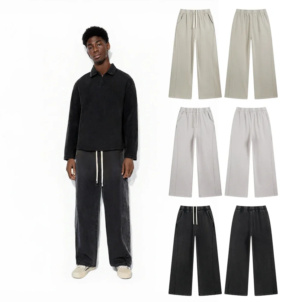 

Oversized Baggy Pants Streetwear Clothing Hip-hop Fashion Men's Cotton Pants Casual High Street Style Casual Retro Vintage Pants
