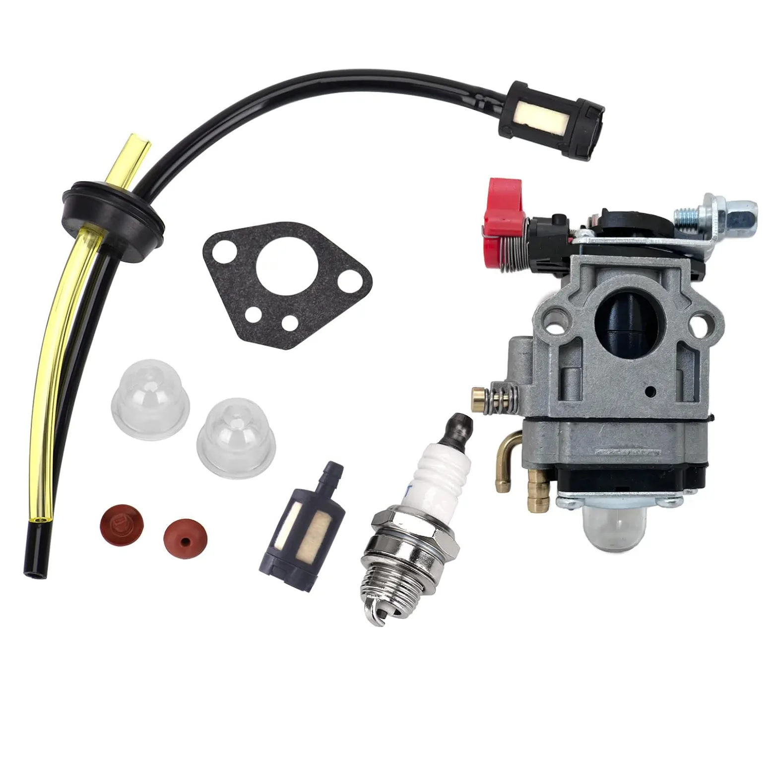 For Husqvarna CG430 CG520 43cc 49cc 52cc Lawn Mower Trimmer - Carburetor Compatible with 40-5 1E40F-5 44-5