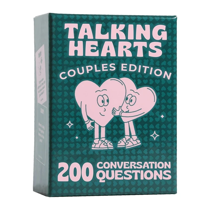 Talking Hearts Couples Edition Conversation Cards Romantic Question Game For Date Night Home Anniversary Gift For Valentines