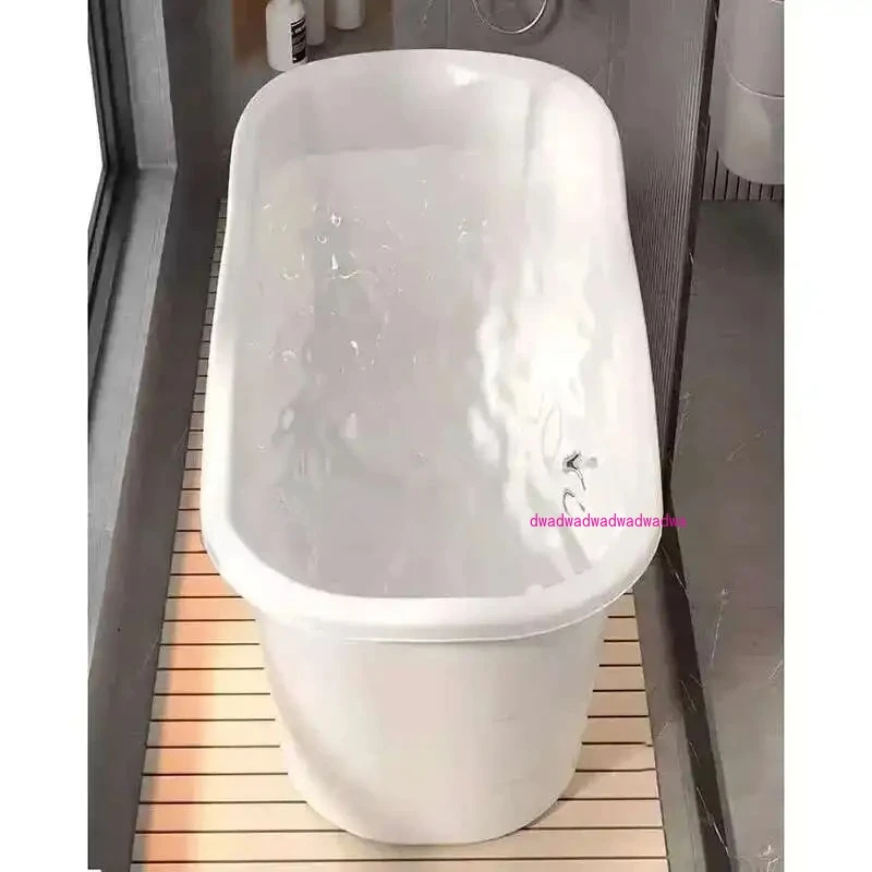 Thickened Plastic Bathtub for Bathroom Creative Full Body Seatable Portable Bathtubs Japanese Simple Design Bathtubs for Hotels